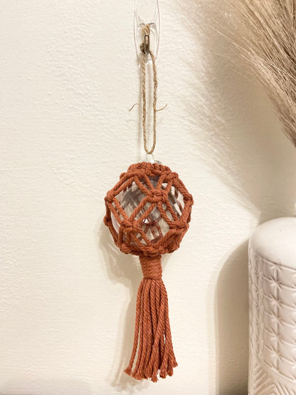 Macrame Plastic Ornament