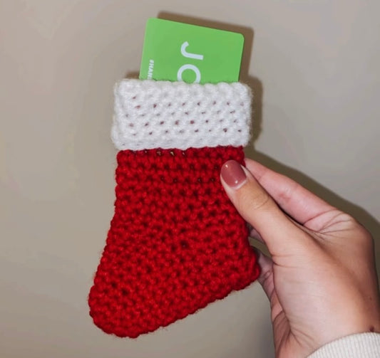 Crochet Gift Card Stocking