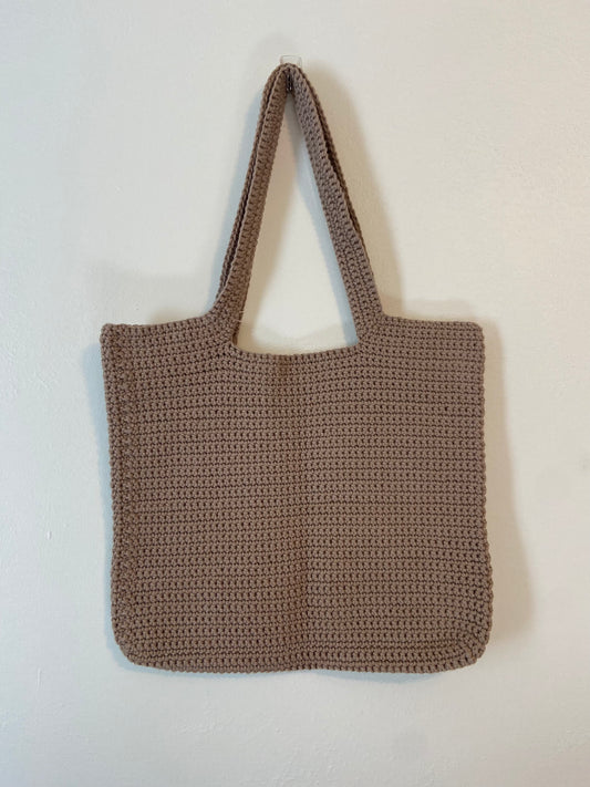 Crochet Tote Bag - Single Color